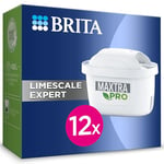 BRITA Maxtra Pro Limescale Expert Lot de 12 cartouches filtrantes à eau – Recharge d'origine BRITA pour une protection ultime des appareils, réduisant les impuretés, le chlore et les métaux