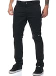 Dickies, Men's, DOUBLE KNEE WORK PANT SKINNY STRAIGHT, BLACK, 38W / 32L