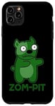 Coque pour iPhone 11 Pro Max Zom Pit Funny Zombie Pitbull Jeu de mots