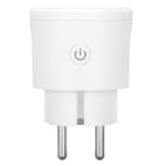 Smart WiFi-uttag 16A med timerfunktion, röststyrning, fjärrkontroll - EU-kontakt AC 100-240V