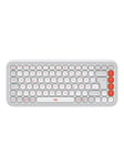 Logitech POP Icon Keys - Tastatur - Tysk - Hvit