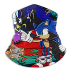 Custom made Sonic face scarf mask women Dustproof,windproof and UV protection