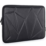 DOMISO 10 Pouces Housse Sac de Protection Ordinateur Portable Sacoche Imperméable Tablette Étanche pour 9.7" 10.5" 11" iPad Pro/10 Surface Go/Samsung Galaxy Tab/Huawei MediaPad M5 Pro, Noir