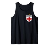 England Flag Badge & Star. Men, Women, Kids England Football Tank Top