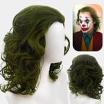 Jud- Joker cosplay Halloween cosplay clown kostym Enkla peruker