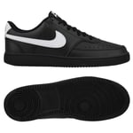 Nike Sneaker Court Vision Low - Svart/vit, storlek 45