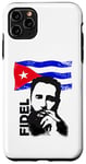 Coque pour iPhone 11 Pro Max Fidel Castro Cuba Revolution Drapeau démo