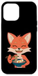 iPhone 12 Pro Max Happy Fox with Ramen Kawaii Food Design Case