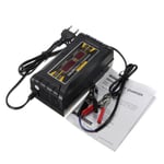 AUCUNE 12V 6A intelligent rapide plomb-acide Chargeur de batterie pour Auto Moto LCD Display UE DX365