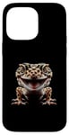 Coque pour iPhone 14 Pro Max Chemise gothique pour reptile - Motif léopard