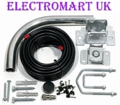 TV AERIAL LOFT WALL FACIA BOARD MOUNT BRACKET CABLE FIXING KIT 10M