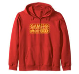 The Game of Life Vintage Neon Orange Game Board Logo Zip Hoodie