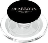 Dearborn Michigan - Simple Dearborn MI PopSockets PopGrip for MagSafe