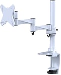 Newstar Single Arm Screen Desk Mount Clamp Monitor FPMA-D1330WHITE Computer PC