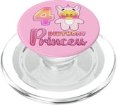 Birthday Girl 4 Year Old, Lalafanfan in Unicorn Kigurumi PopSockets PopGrip for MagSafe