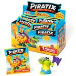 Série Piratix Trésor d'or - Boîte de 24 sachets Surprise avec des Figurines de Pirates à Collectionner de la série Trésor d'or. Chaque Sachet Contient 1 Piratix Surprise et 1 Accessoire.