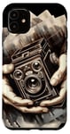 Coque pour iPhone 11 Vintage Brownie Appareil photo reflex analogique rétro