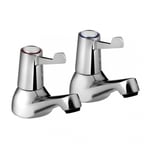 Bristan VAL2 1/2 C CD Value Basin Taps Chrome