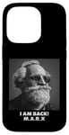 Coque pour iPhone 14 Pro JE SUIS DE RETOUR, Karl Marx, communiste, cool Marx