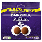 Cadbury Dairy Milk Giant Buttons Chocolate Bag, 184.8g