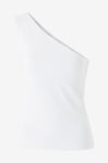 Vila - Linne viKenza One Shoulder Top - Vit