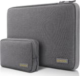 13,3 Pouces Housse Ordinateur Portable Pochette Pour Macbook Air Pro 13 M1 M2 2012-2022, Macbook Pro 14 (2021-2023), 13,5 Surface Laptop, 13,3 Hp Lenovo Dell Acer Pc Portable, Gris Foncé1