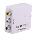 PAL NTSC SECAM till NTSC PAL HD 1080P TV-videosystemkonverterare Switcher Adapter