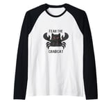 Fear the Crabcat - Funny Cryptid Cryptozoology Vintage Raglan Baseball Tee