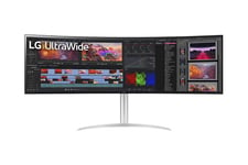 LG 49WQ95X-W skärm - LED baglys - 49&quot; - Nano IPS - 5ms - UltraWide Dual QHD 5120x1440 vid 144Hz