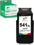 541XL Cartouches d'encre Remanufacturées pour Canon 541 XL 540 XL pour Canon Pixma MG3650 MG4250 MG3600 MG3550 MG3250 MG2150 MG2250 MX475 MX470 MX535 MX375 MX435 TS5150 TS5151 Imprimante