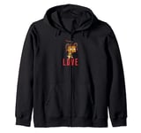 Rugrats Susie Love Center Zip Hoodie