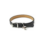 Serbia - xs-Collier en cuir pour chats et chiots, réglable -noir