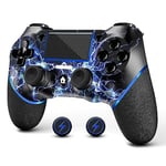 AceGamer Wireless Controller for PS4, Gamepad for Ps4 with Double Vibration,Touchpad, Stereo Headphone Jack, Six Axis Motion Control, Compatible with Ps4/Slim/Pro Console (blue)