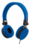 H300 Headphones with microphone, foldable, 3.5 mm, blue