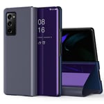 Praktiskt Leman Fodral - Samsung Galaxy Z Fold 2 Lilablå