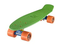 Ridge Skateboards 22" Mini Cruiser Board, Mix It Up, Complet, fabriqué au Royaume-Uni, 55cm - Couleurs mélangées audacieuses