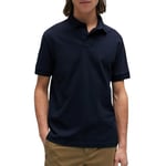 BOSS Mens Passenger Stretch-Cotton Slim-fit Polo Shirt with Logo Patch