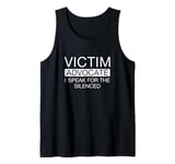 Victim Advocate I Speak For The Silence Cool Legal Services Tank Top