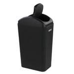 Farmoon Slim Waste Bin, 14L Black Modern Swing Lid Bin