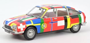 NOREV - Voiture de 1972 2ème version drapeaux - CITROEN GS - 1/18 - NOREV181667