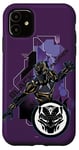 Coque pour iPhone 11 Costume technique Marvel Black Panther Wakanda et masque de panthère