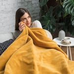 Dreamland IntelliHeat Velvet Plush Heated Throw Blanket