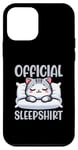 Coque pour iPhone 12 mini Chemise de nuit officielle American Shorthair Funny Cat Lover