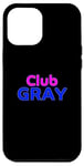 Coque pour iPhone 14 Plus Club Gray Family Reunion Squad Prénom