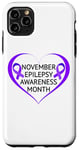 iPhone 11 Pro Max In November We Wear Purple Epilepsy Awareness Month 2024 Case