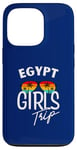 Coque pour iPhone 13 Pro Egypt Girls Trip Travel Vacation Femme Égypte