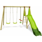 Balançoire en bois 2,30 m Topwood azuki - 6 enfants