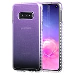 Tech21 Protective Samsung Galaxy S10e Case Ultra-Thin Iridescent Back Cover with BulletShield - Pure Shimmer - Pink