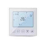 KETOTEK Thermostat WiFi Chauffage au Sol Eau 3A Compatible avec Alexa, Thermostat Connecté Thermostatique Plancher Chauffant à Eau Programmable Blanc