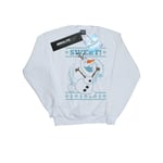 Disney Herr Frozen Olaf Sweet Jultröja L Vit White L